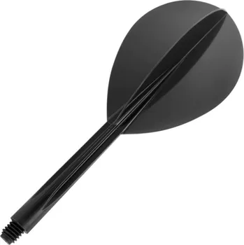 Příslušenství pro šipky Condor Letky Zero Stress - Teardrop - Long - Black CN096