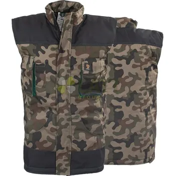 pracovní vesta Zateplená vesta Procera PROMAN 260 MORO maskáčová zelená 56/XXL