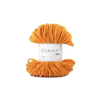 Příze Bavlněná šnůra MILA&nbsp;3&nbsp;mm - žlutá