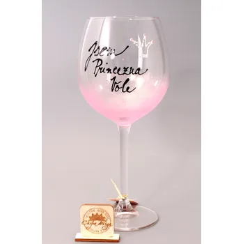 Sklenice MAXI VÍNOVKA - Jsem princezna Vole