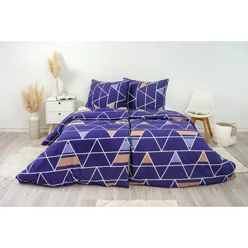 Stanex Metráž bavlna pyramidy fialové (LS298)