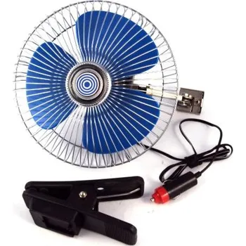 Ventilátor topení a klimatizace Přídavný 12V ventilátor do auta, střední 15 cm