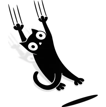 Samolepicí dekorace na vozidlo Samolepka Kocour II - 5x14,6