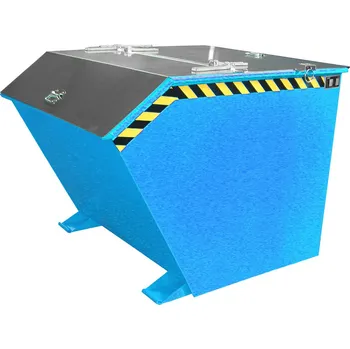 Popelnice Výklopný kontejner s víkem, 1500 l