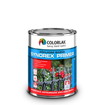 barva na kov Colorlak Synorex Primer základní barva průmyslová S2000 bílá 0100 3,5 Kg