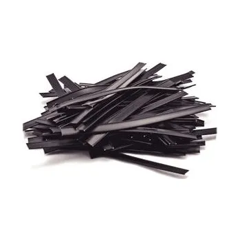 Sáček na potraviny Klipovací pásek | černý | plast délka klipovacích pásků 150 mm