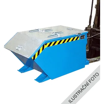 Popelnice Výklopný kontejner s víkem, 300 l