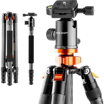 Stativ K&F Concept SA284C1 Carbon Fiber Tripod/Monopod Kit with Ball Head