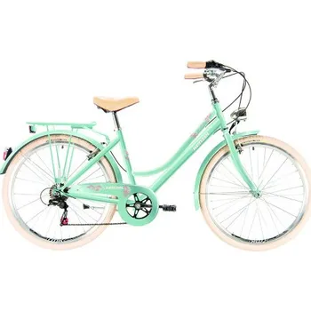 Městské kolo Kenzel Retro kolo Missy Royal 6spd 26" 2025 tyrkysově-hnědé