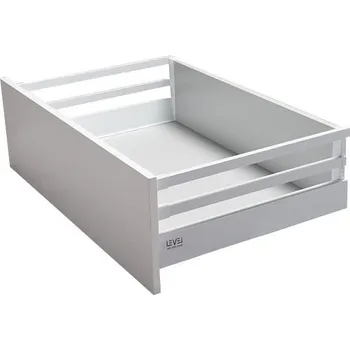 Ferramenta Výsuv LEVEL BOX 199/350 mm 40 kg bílá