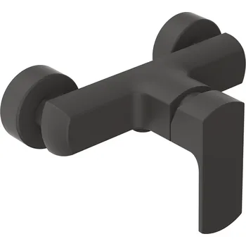 Vodovodní baterie Slovarm - EH.3520/I-150_B - Baterie vanová nástěnná, bez příslušenství, černá, rozteč 150 mm - 482278