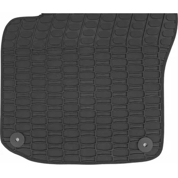 autokoberec Gumové autokoberce Ford Ranger II DoubleCab (2008 - 2011) 4. dveřový model s fixací - černé