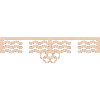 věšák na medaile Dřevěný věšák na medaile - 03 Přidat jméno