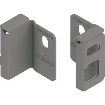 Nábytkové kování BLUM MERIVOBOX ZB4N000S držák zad výška N ocel Indium šedá mat