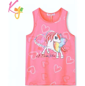 Dívčí tílko Kugo MC1713 - světle růžová Barva: Světle růžová, Velikost: 122