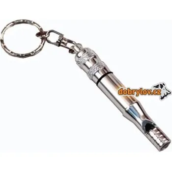 Pomůcka pro výcvik zvířete Píšťalka kovová - stříbrná