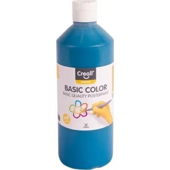 Vodová barva Temperová barva Creall Basic - 500 ml - aquamarín - E30073