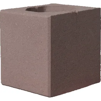 Plot CS-BETON CSB SOLOBLOK půlka 20/20/20 hnědá