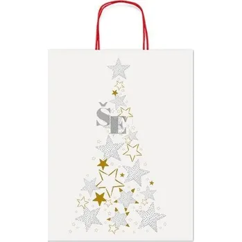 Dárková taška Dárková taška Stelle in festa M 26x12x34,5 cm, Sadoch