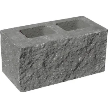 Zahradní obrubník Tvárnice PRESBETON FACE BLOCK HX 2/19/3B černá