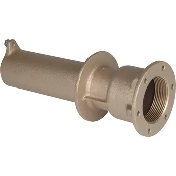 Hugo Lahme průchod stěnou, vnitřní závit 2“ x 1 1/2“, délka 240 mm, pro fóliové a keramické bazény