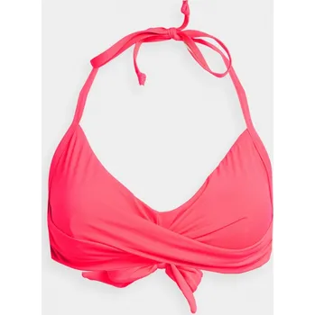 Dámské plavky 4F 4FSS23UBKTF027 PINK NEON Horní díl plavek US S