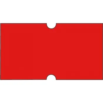 Papír Cenové etikety na kotoučku 22x12 mm COLA-PLY - signální červené, 42ks