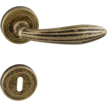 Dveřní kování TI - SOFIA - R 1917 rozety PZ, koule/klika pravá OBA - Antik bronz (46)