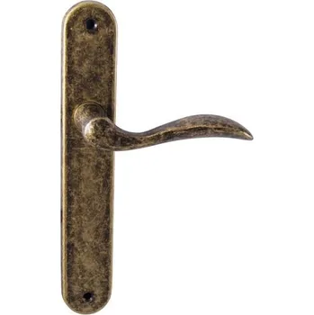 Dveřní kování TI - LEA - 1941 PZ otvor pro vložku, 90 mm, koule/klika pravá OBA - Antik bronz (46)