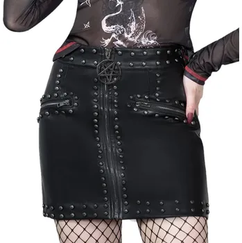 Dámská sukně sukně dámská KILLSTAR - Stolas - Black - XXL