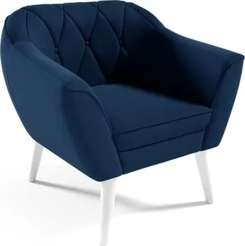 Křeslo Křeslo Victoria - Velutto 25 Barva nožiček: Bílá