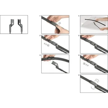 Stěrač Compass Stěrače Audi S5 Sportback (2009 - 2016) 610 + 510 mm -