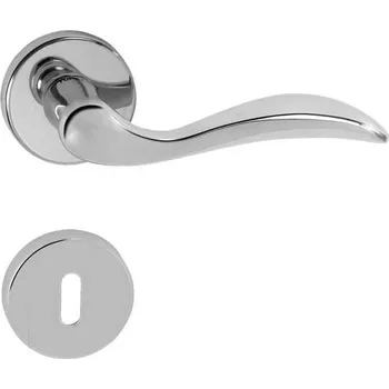 Dveřní kování TI - LEA - R 1948 rozety BB, klika/klika OC - ​​Chrom lesklý (03)