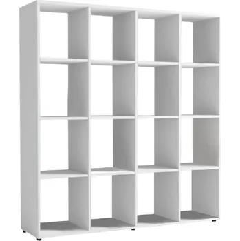 Knihovna Tempo Kondela Regál, bílý, DTD laminovaná, SARAH