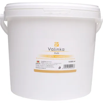 Péče o ruce VALINKA Žlutá vazelína Objem:: 5000 ml