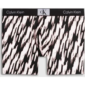 Pánské boxerky 000NB3406A AC2 černo-bílé - Calvin Klein L