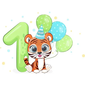 Jedlá dekorace na dort Caketools Jedlý papír "První narozeniny 1" - A4