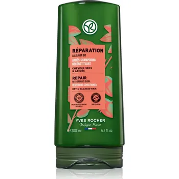 Vlasová kosmetika Yves Rocher Réparation regenerační kondicionér with Organic Jojoba 200 ml
