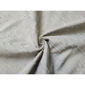 BYTEMA Dekorační látka CEMBALO sv. šedá šíře 145 cm