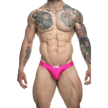 Pánské erotické prádlo Justin+Simon Classic Bikini Pink Velikost XL