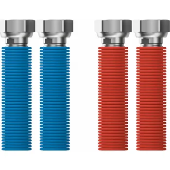 MERABELL Aqua Flexi Připojovací set G3/4"-G3/4" 30-60cm-2ks hadice (mod., červ.)M0056 extended_warranty