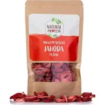 Natural Protein Mrazem sušené jahody- plátky, 25g