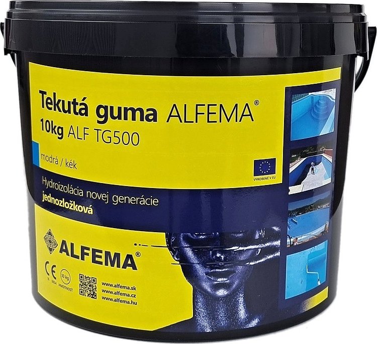 Tekutá guma ALFEMA TG500 modrá 10 kg (na bazény)