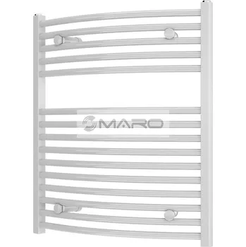 Radiátor Smart10 Roll Radiátor trubkový prohnutý s bočním připojením 695 x 450 mm, 281 W, bílý (doporučená topná tyč 300 W), ROLL R 0695-0450-01