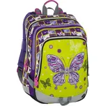 Bagmaster školní batoh ALFA 8 A Green/Violet/Pink, 3 roky záruka