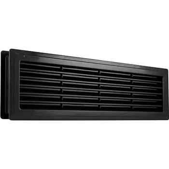 Větrací mřížka ZPT - větrací mřížka 134 x 450 mm 134 mm, 450 mm Černá