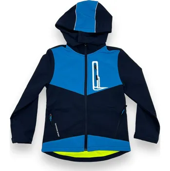 Sezon Chlapecká zateplená softshellová bunda modrá Barva: Modrá, Velikost: 158
