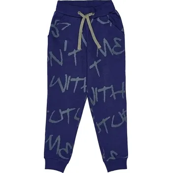 Chlapecké tepláky - Winkiki WJB 82275, tmavě modrá Barva: Modrá tmavě, Velikost: 152