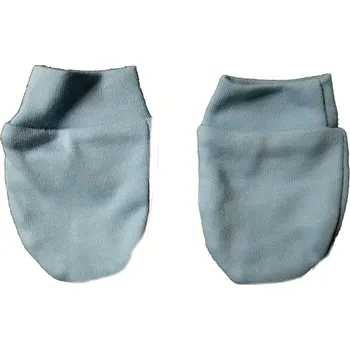 Rukavice Rukavičky kojenecké bavlna - KLASIK tmavě šedé - vel.0-3měs.