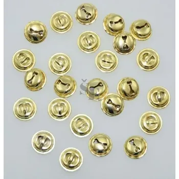 Vánoční dekorace Rolničky 25ks 15mm zlaté 2470211